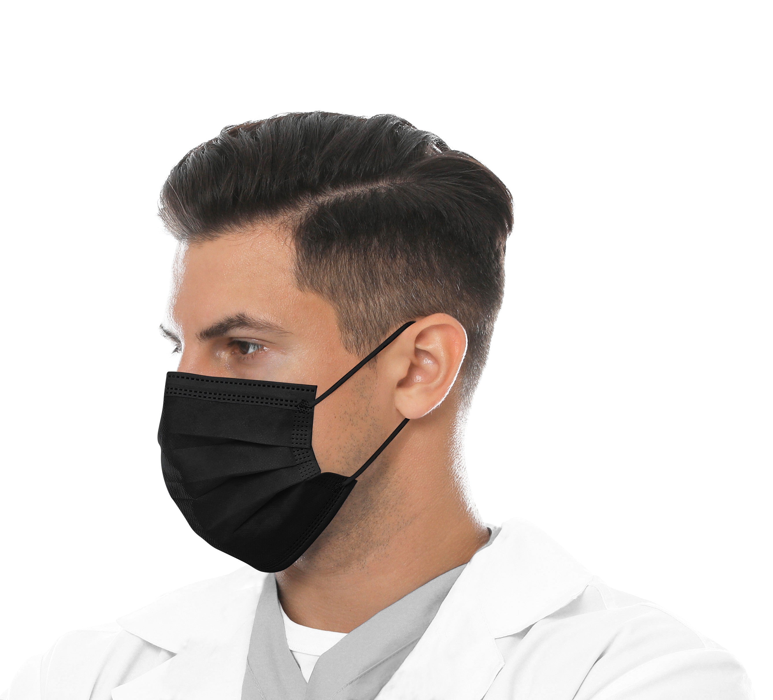 OPSWA ASTM 4-PLY ASTM LEVEL 3 PROCEDURE MASK - Adult (BLACK)